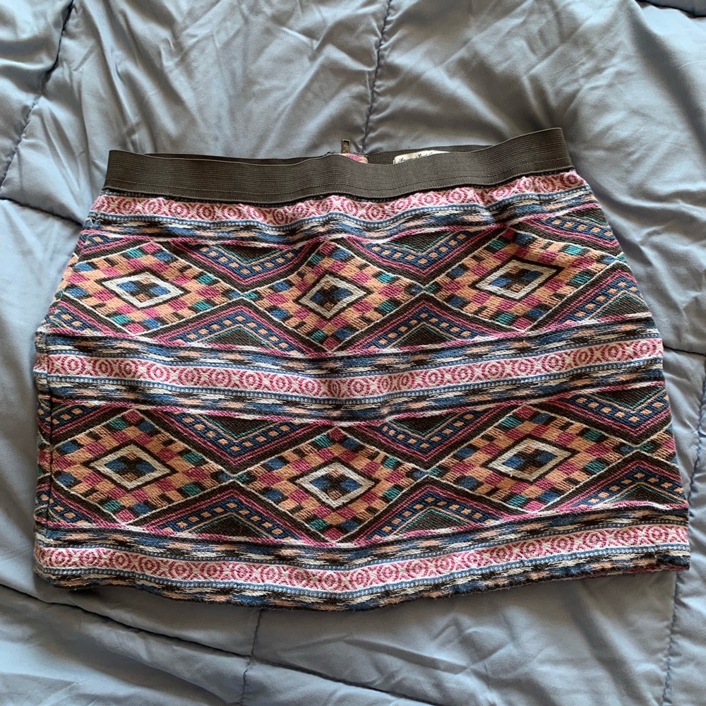 American eagle multicolored miniskirt